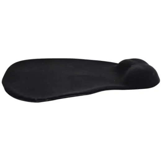 Mousepad with Gel Wrist Support Black Side